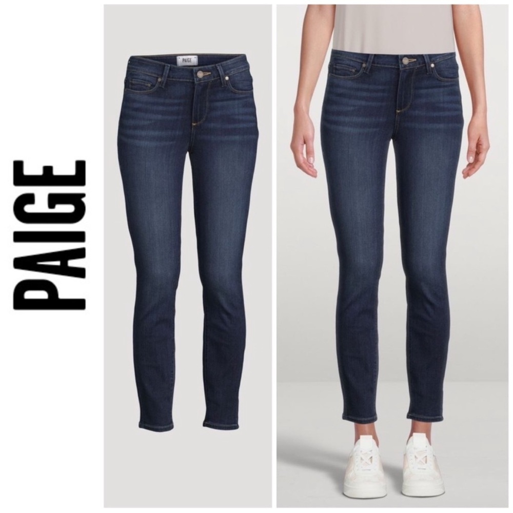Paige Denim Verdugo Ankle Jean in Palmo Dark Wash Skinny Jeans Women's Size 31
